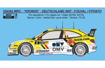 Decal – Citroen Xsara WRC „Kronos“ - Deutschland 2007